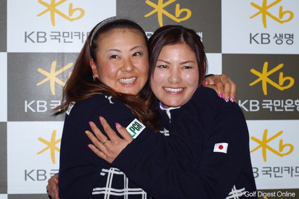 2012年 日韓女子プロゴルフ対抗戦 事前情報 横峯さくら＆佐伯三貴 同組の佐伯三貴とのチームワークは文句なし？