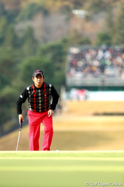 2012年 ゴルフ日本シリーズJTカップ 2日目 池田勇太 スコアが伸びず3オーバー22位タイ。明日以降に期待したいね