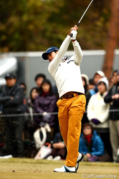2012年 ゴルフ日本シリーズJTカップ 3日目 キム・ドフン 年間16個のイーグルを奪ったキム・ドフンがイーグル率ナンバー1を決定的にした