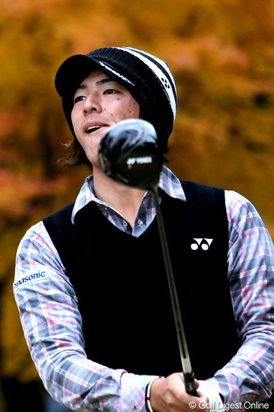 2012年 ゴルフ日本シリーズJTカップ 3日目 石川遼 新ドライバーも好調で満足顔？