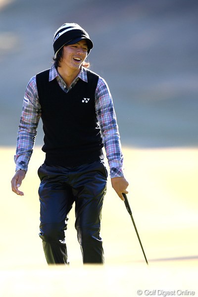 2012年 ゴルフ日本シリーズJTカップ 3日目 石川遼 もうちょっとで入りそうだたのに～