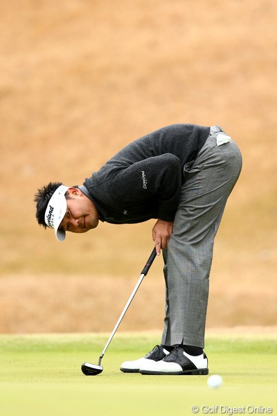 2012年 ゴルフ日本シリーズJTカップ 最終日 ハン・リー もう少し前屈したほうが良いかな？13アンダー2位タイ