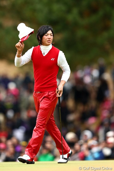 2012年 ゴルフ日本シリーズJTカップ 最終日 石川遼 6位タイで国内男子ツアーの今季最終戦を終えた石川遼。
