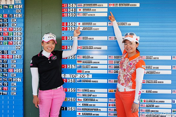 上原彩子は3位、有村智恵は5位タイで終え、来季の米国女子ツアー出場権を獲得！