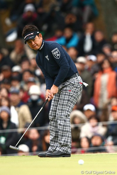 2012年 ゴルフ日本シリーズJTカップ 最終日 藤田寛之 初日から「61」をマークし圧倒的な強さを見せて逃げ切った藤田寛之。