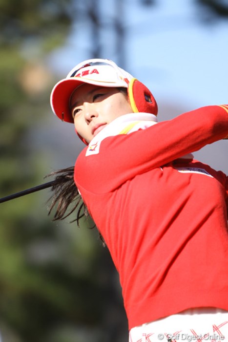 韓国女子プロゴルフ界で大人気のキム・ジャヨン。来年に活躍に期待！ キム・ジャヨン／日韓女子プロゴルフ対抗戦