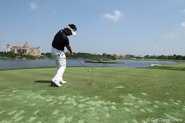 2012年 タイランドゴルフ選手権 事前 藤田寛之 今日のプロアマでも好調さは持続中。この勢いでアジアの地でも暴れたい！