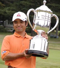 2001年 ブリヂストンオープンゴルフトーナメント 最終日 伊沢利光 