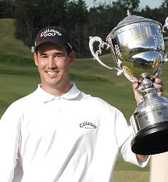 2001年 宇部興産オープンゴルフトーナメント 最終日 ディーン・ウィルソン シーズン3勝目を上げたD.ウィルソン