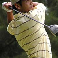 プロ12年目の初勝利となった福沢義光 2001年 タマノイ酢よみうりオープンゴルフトーナメント 最終日 福沢義光