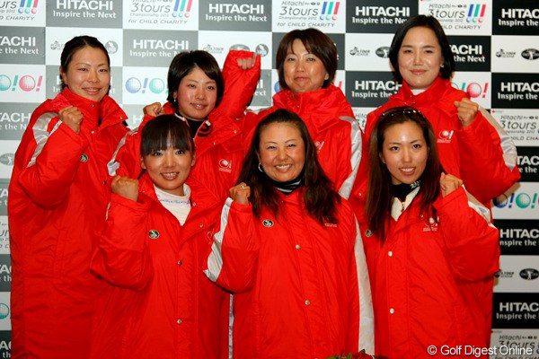 2012年 Hitachi 3Tours Championship 事前情報 国内女子（LPGA）チーム 佐伯三貴キャプテンの元、大会連覇を狙うLPGAチーム