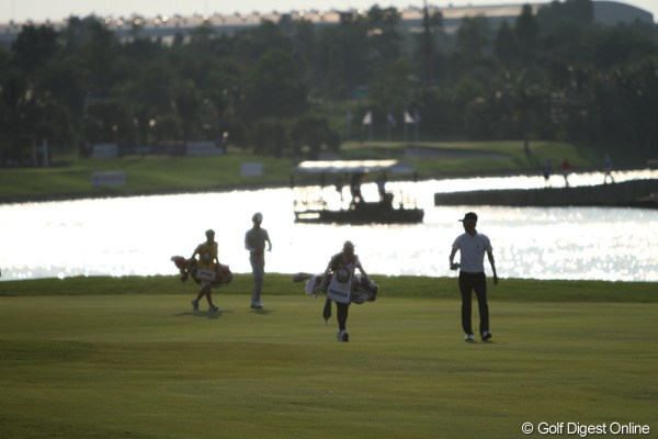 2012年 タイゴルフ選手権 3日目 アマタスプリングCC 数々の大会が開催されているアマタスプリングCC。アジアゴルフ発展の礎となっている。