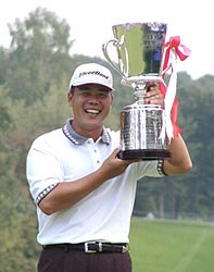 2001年 全日空オープンゴルフトーナメント 最終日 林根基 賞金王も狙いたいという林根基