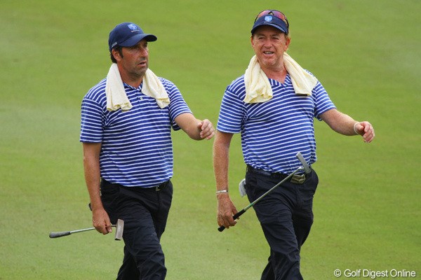 2012年 ザ・ロイヤルトロフィ 2日目 ホセ・マリア・オラサバル＆ミゲル・アンヘル・ヒメネス
