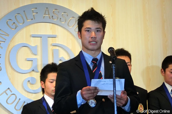 松山英樹、プロ転向は明言せず。ソニーOPに照準