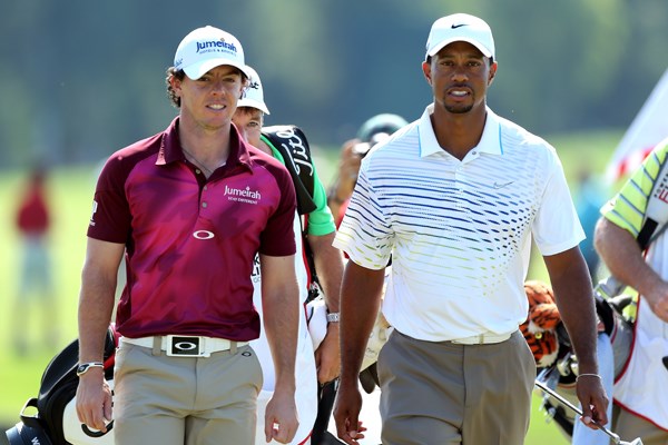 2012年 ロリー・マキロイ＆タイガー・ウッズ