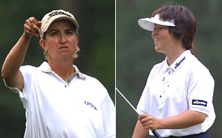 2001年 全米女子オープン 2日目 カリー・ウェブ 不動裕理