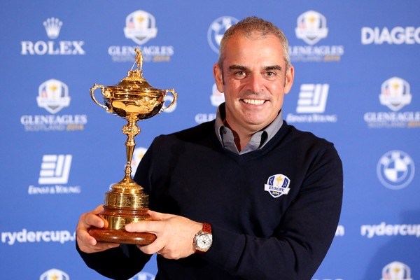 2013年 アブダビHSBCゴルフ選手権 事前 ポール・マギンリー 2014年「ライダーカップ」の欧州チームキャプテンに就任したP.マギンリー（Getty Images）