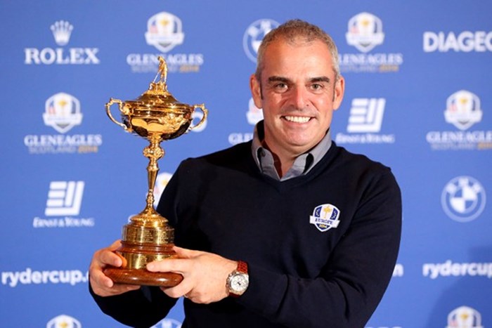 2014年「ライダーカップ」の欧州チームキャプテンに就任したP.マギンリー（Getty Images） 2013年 アブダビHSBCゴルフ選手権 事前 ポール・マギンリー