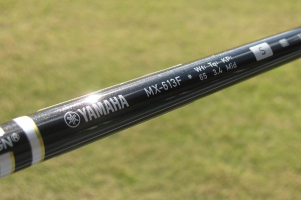 新製品レポート ヤマハ インプレスX フェアウェイウッド NO.3 グラファイトデザイン社製の専用シャフト。幅広いゴルファーに対応している