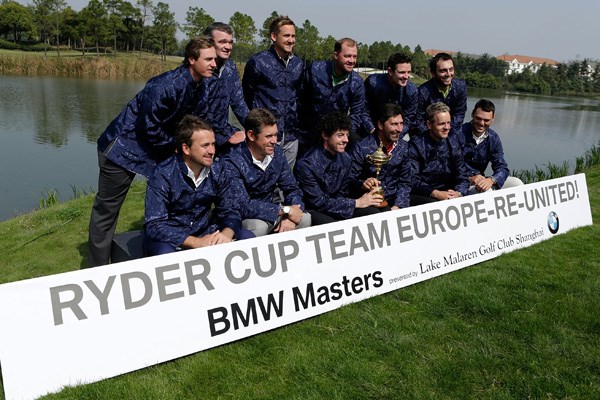 ライダーカップ欧州選抜 ロリー・マキロイをはじめとして、大半の選手が欧米両ツアーのシード権を確保している欧州のトップ選手たち。（Scott Halleran／Getty Images）