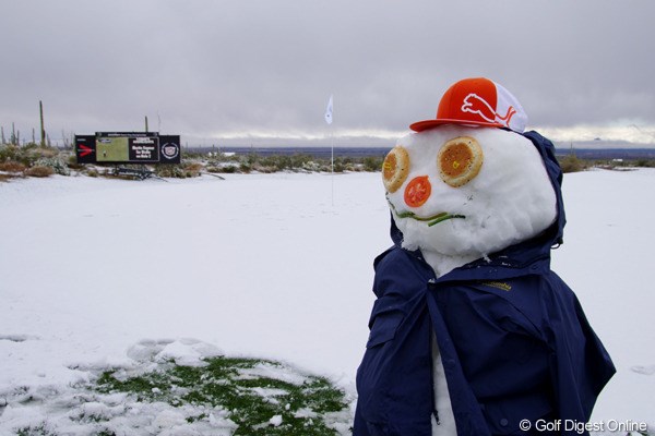 2013年 WGCアクセンチュアマッチプレー選手権 初日 雪だるま