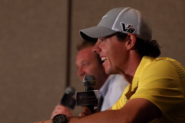 2013年 WGC キャデラック選手権 事前 ロリー・マキロイ 先週、棄権した自身の判断に後悔をにじませたR.マキロイ（Getty Images）