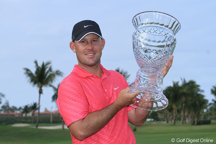 PGAツアー初優勝を飾ったスコット・ブラウン。「夢が叶った」と喜んだ 2013年 プエルトリコオープン 最終日 スコット・ブラウン