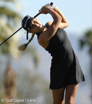 2007年 クラフトナビスコチャンピオンシップ 2日目 ナタリー・ガルビス 人気美人ゴルファー、ナタリー・ガルビスは予選落ちを喫した