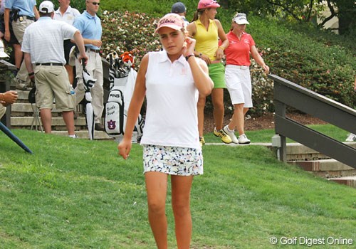 2007年 全米女子オープン 初日 アレクシス・トンプソン