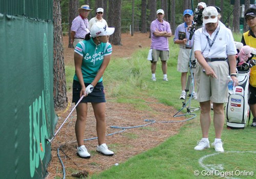 2007年 全米女子オープン 最終日 横峯さくら
