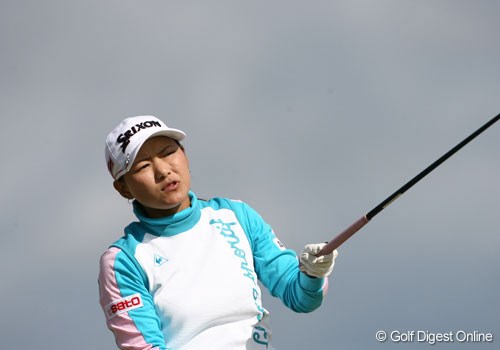 2007年 全英リコー女子オープン 初日 横峯さくら