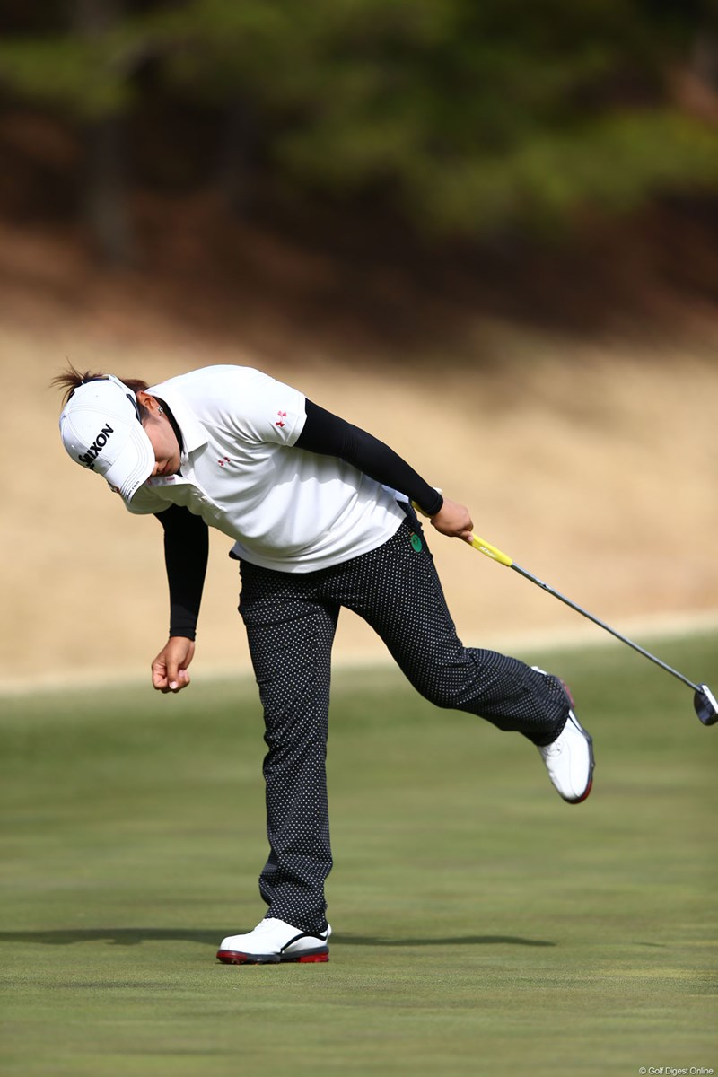 2013年 ヨコハマタイヤゴルフトーナメントPRGRレディスカップ 2日目 成田美寿々