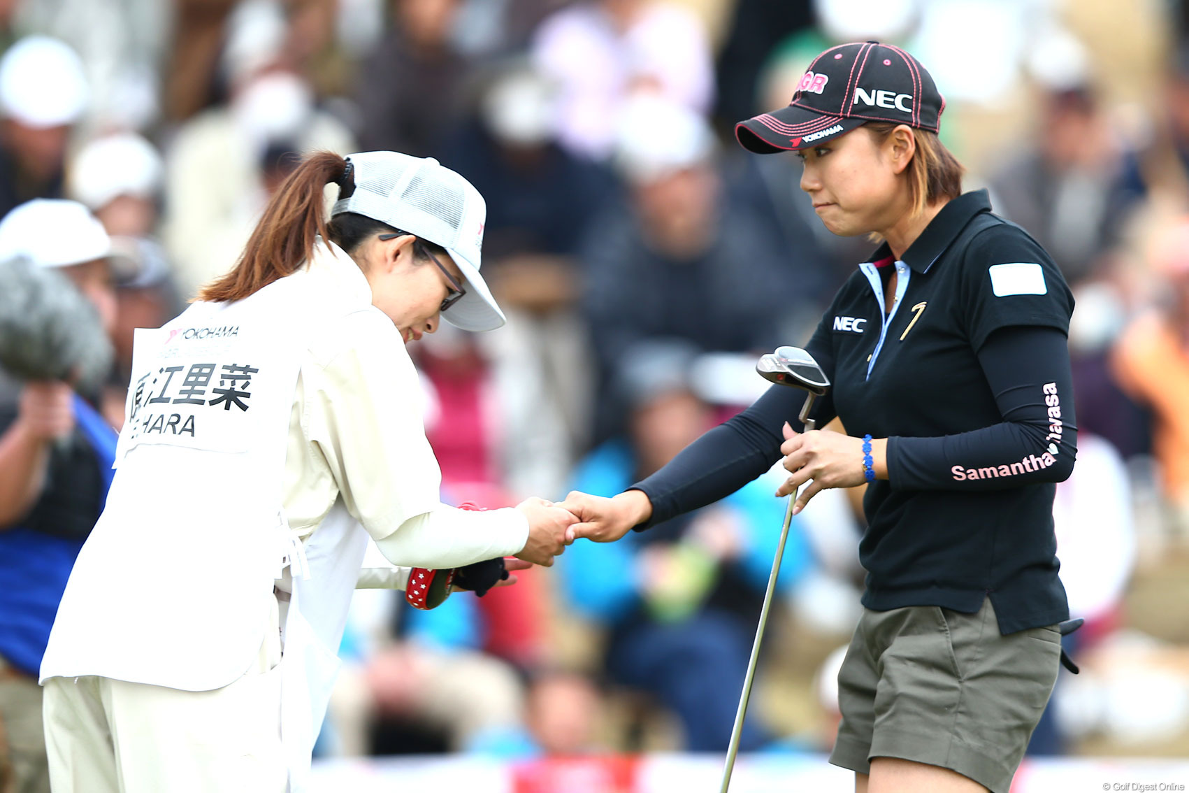追撃及ばず「とにかく悔しい」 原江里菜は4位タイでフィニッシュ／2013プロギアレディス