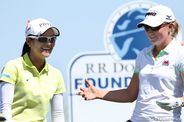 2013年 RRドネリー LPGA ファウンダーズカップ 最終日 ステイシー・ルイス＆宮里藍