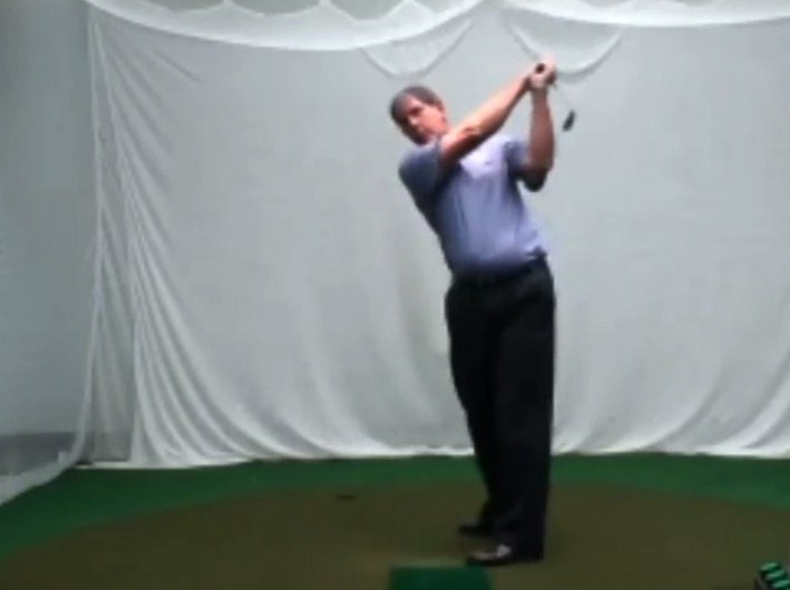 golftec インサイドアウトで振るためのトップを体感！5-2