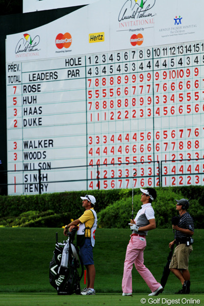 13年 アーノルド パーマーインビテーショナル 2日目 リーダーズボード Gdo ゴルフダイジェスト オンライン