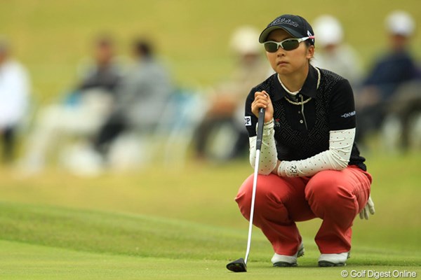 2013年 アクサレディスゴルフトーナメント in MIYAZAKI 初日 菊地絵理香 今、初優勝に一番近い女？とはいえ、自身にプレッシャーを掛けるそぶりは微塵もない