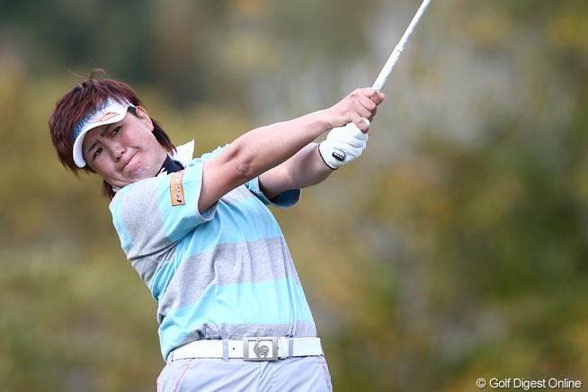 2013年 ヤマハレディースオープン葛城 初日 新坂上ゆう子