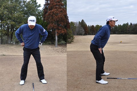 Lesson 7 骨盤を回すための前傾姿勢 中井学のフラれるゴルフ Gdo ゴルフレッスン 練習