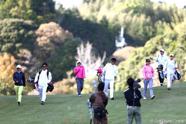 2013年 ヤマハレディースオープン葛城 最終日 比嘉真美子 大江香織 テレサルー