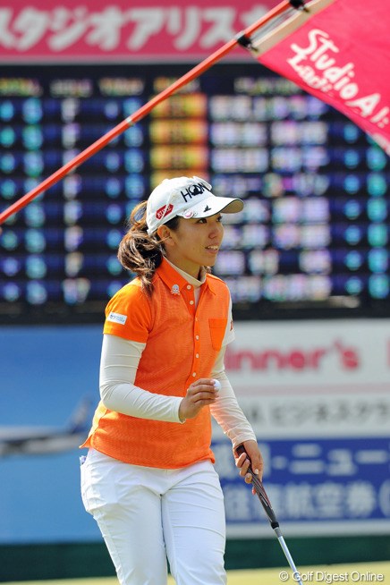 2013年 スタジオアリス女子オープン 初日 笠りつ子