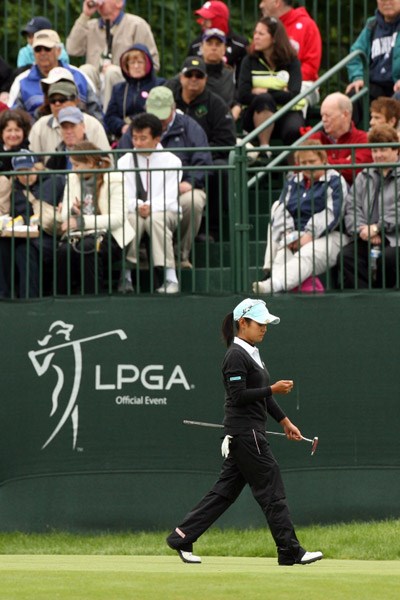 クラブ選択のミスにより苦しい展開を強いられた宮里藍（Hunter Martin /Getty Images）