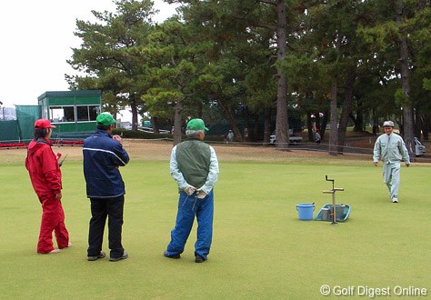 2006年 LPGAツアーチャンピオンシップリコーカップ 3日目 グリーンキーパー