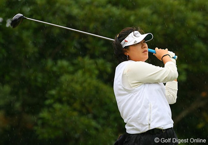 最終日「68」でラウンド。2位タイに食い込んだ李定垠 2006年 LPGAツアーチャンピオンシップリコーカップ 最終日 李定垠