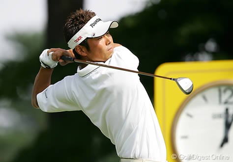 2006年 日本オープンゴルフ選手権競技 初日 谷原秀人 12時3分、オンタイムにスタートをきた谷原秀人。一週間前に谷口拓也と練習ラウンドを行ったがその成果はでるのか！？