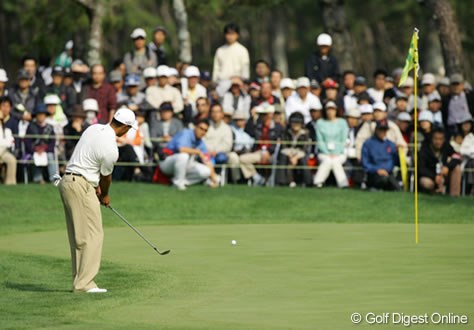 2006年 ダンロップフェニックストーナメント 初日 タイガー・ウッズ