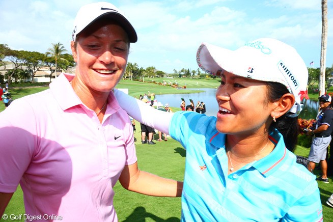 2013年 LPGA ロッテ選手権 最終日 宮里藍＆スーザン・ペターセン