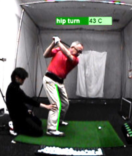 golftec 右膝の意識で軌道を修正！3-1