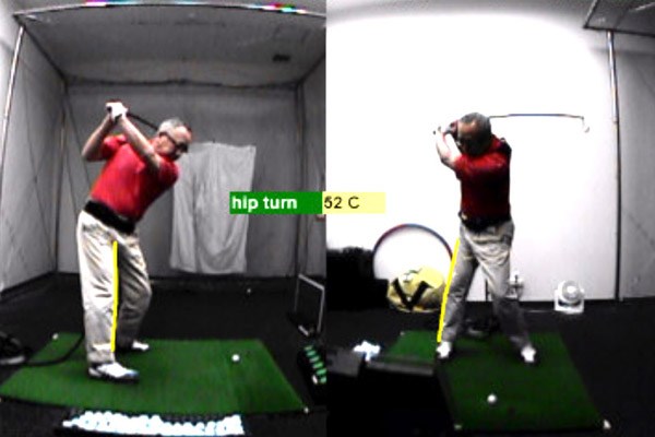 golftec 右膝の意識で軌道を修正！2-1